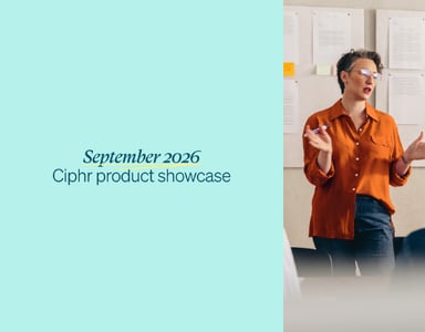 Image for Upcoming: September 2026 Ciphr product showcase