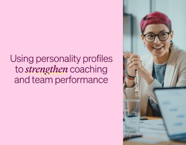 Image for Upcoming: Using personality profiles to strengthen coaching and team performance