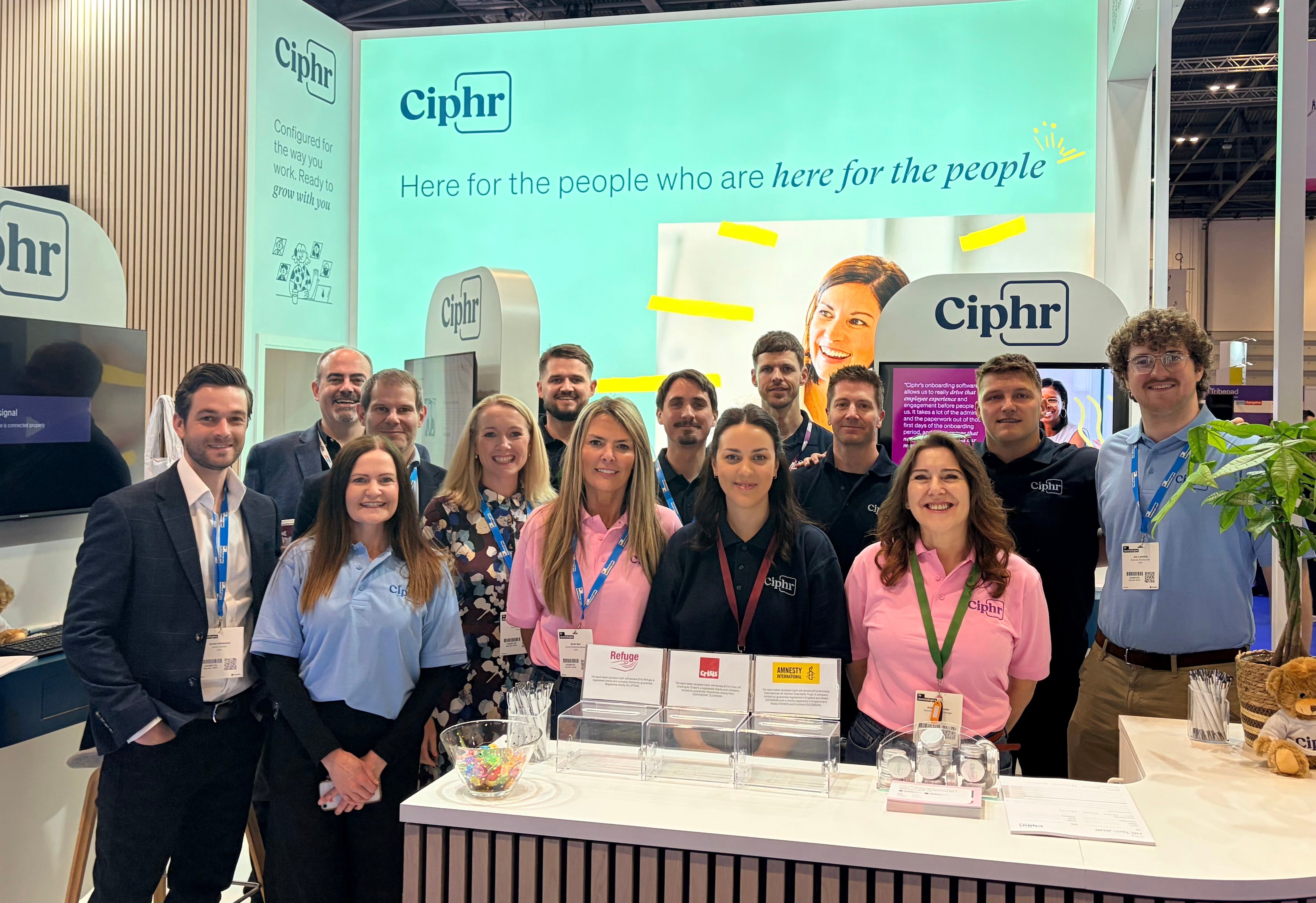 Ciphr team HR Technologies event in 2026