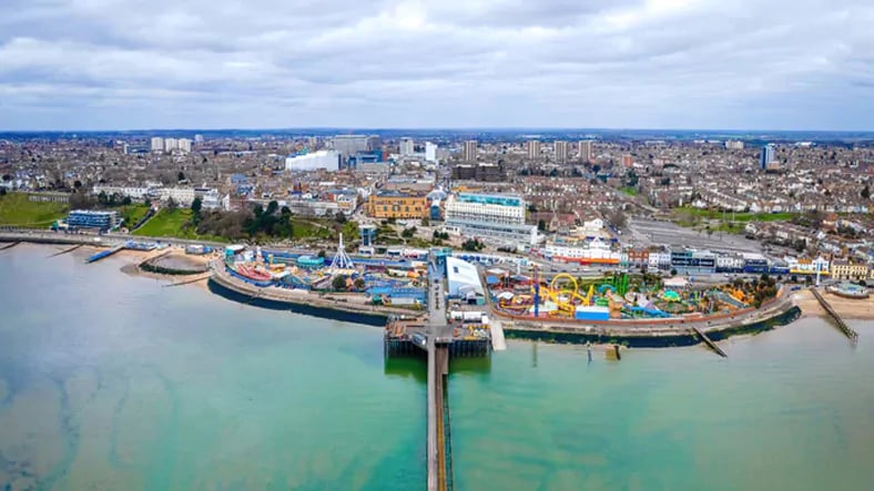 Southend-on-Sea: #50 for salary growth
