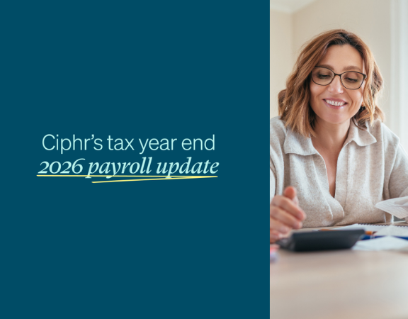 Ciphr’s tax year end 2026 payroll update